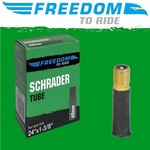 Freedom Freedom Bike Tube -24" X 1-3/8" - Schrader Valve 40mm