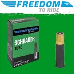 Freedom Freedom Bike Tube - 24" X 2.20"-2.60" - Schrader Valve 48mm