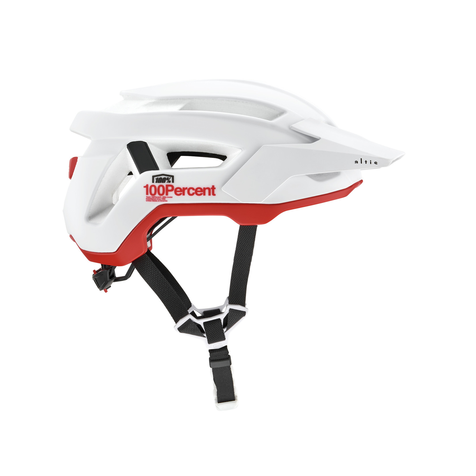 100% Altis Bike Helmet - White - St 