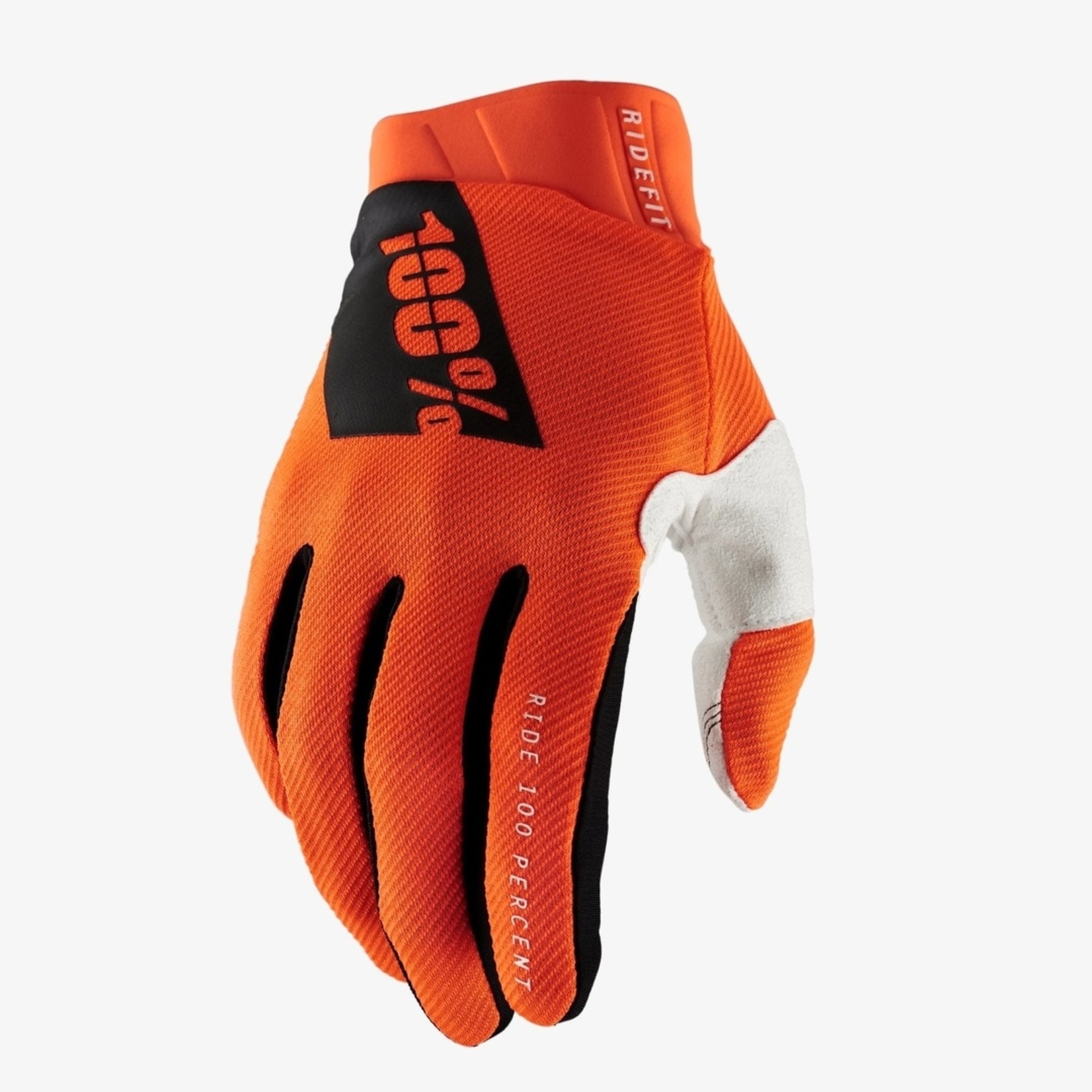 FE sports 100% Ridefit Cycling Gloves - Fluo Orange