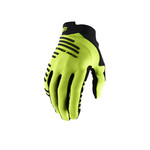 FE sports 100% R-CORE Adjustable TPR Cycling Gloves - Fluo Yellow