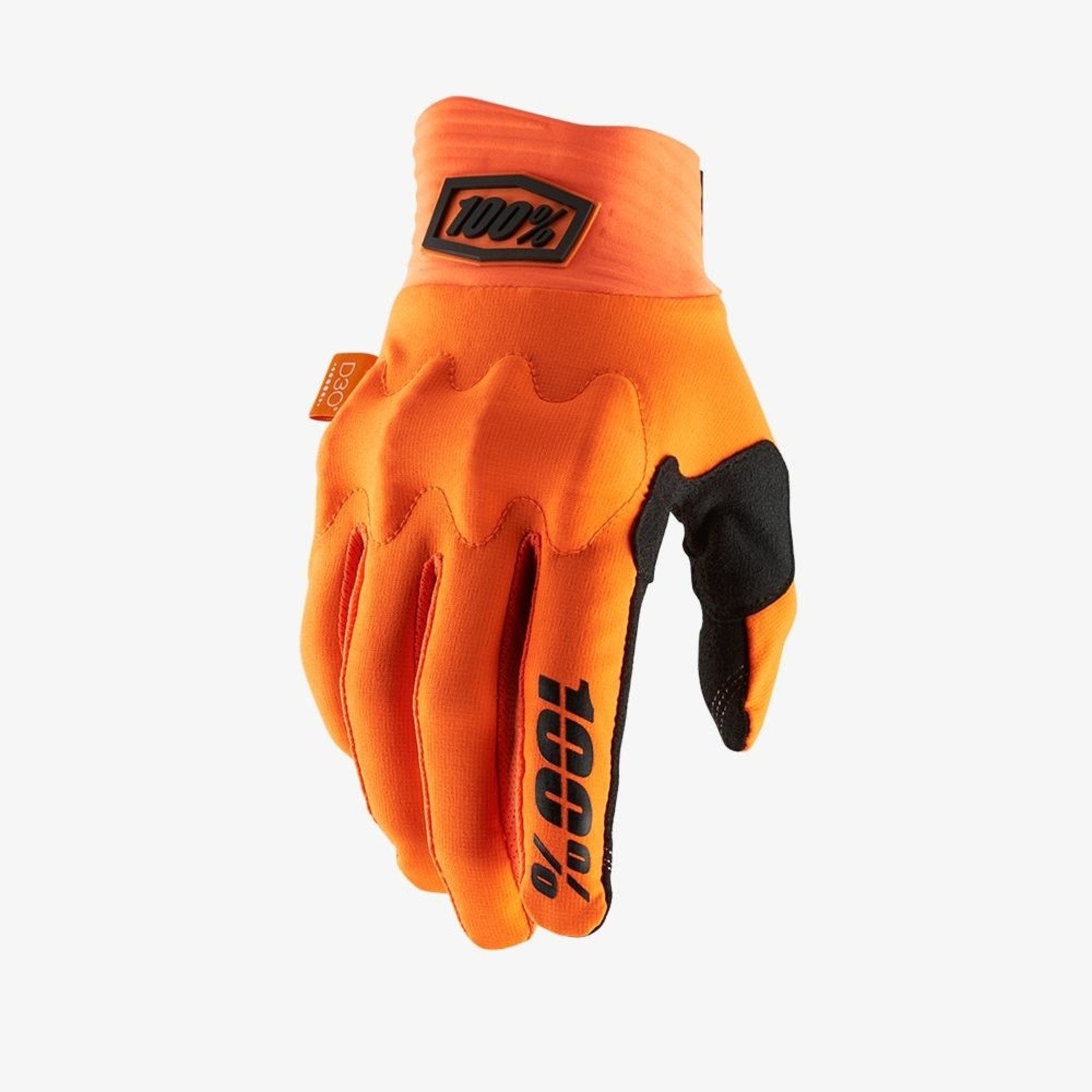 orange cycle gloves