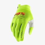 FE sports 100% Itrack Ultra-light Simplistic Design Youth Bike/Cycling Glove - Fluo Yellow