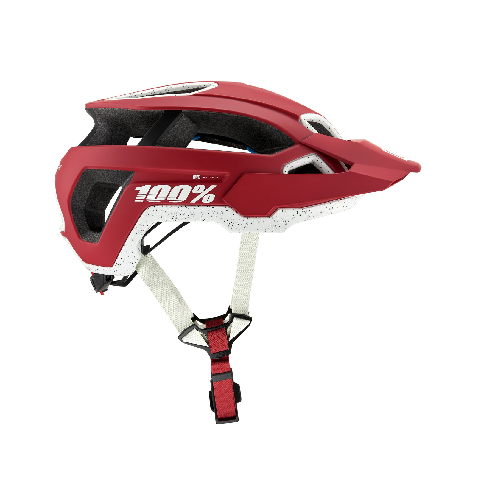 100% ALTEC Bike Helmet Women's Fidlock - Deep Red