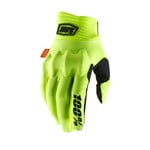 100 Percent 100% COGNITO D30 Cycling Gloves - Fluo Yellow/Black Material Mesh