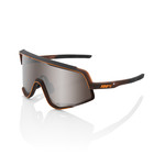 100 Percent 100% Glendale Sunglasses Matte Translucent Brown - Hiper Silver