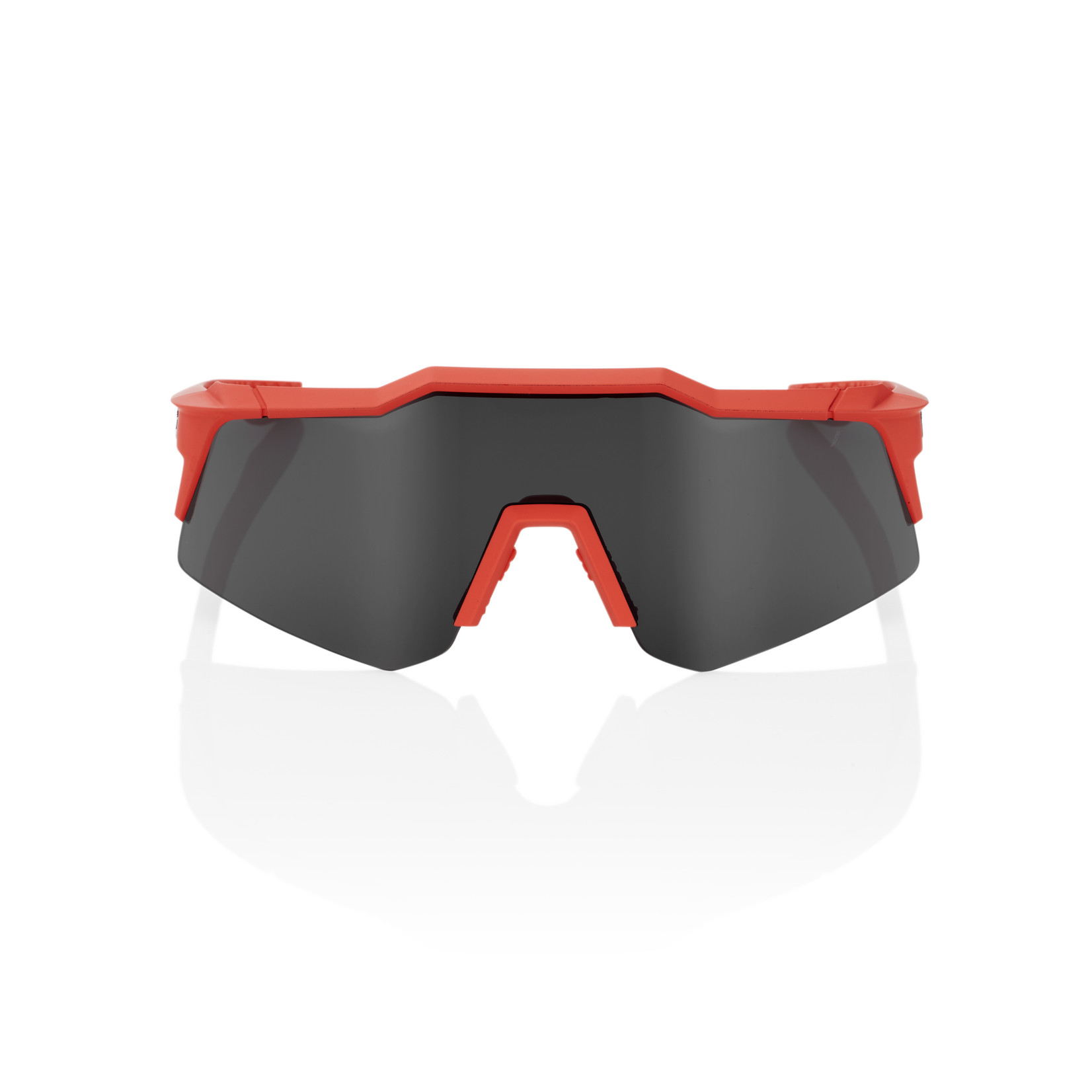 1 100% Speedcraft XS Bike Sunglasses Soft Tact Coral - Smoke
