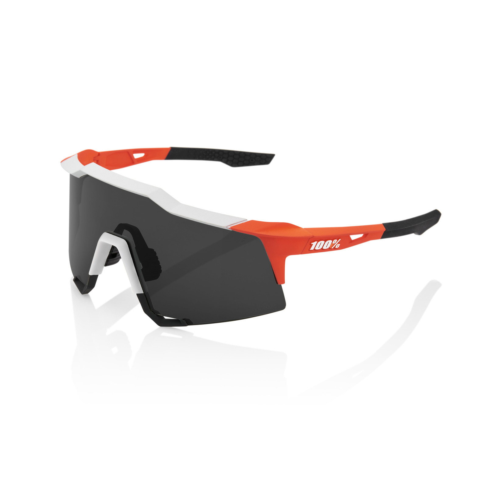 1 100% Speedcraft Bike Sunglasses Soft Tact Oxyfire - Smoke