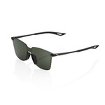 100 Percent 100% Legere Squar 100% UV Protection Bike Sunglasses - Matte Black - Grey Green