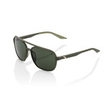 100 Percent 100% Kasia 100% UV Protection Sunglasses - Soft Tact Army Green - Grey Green