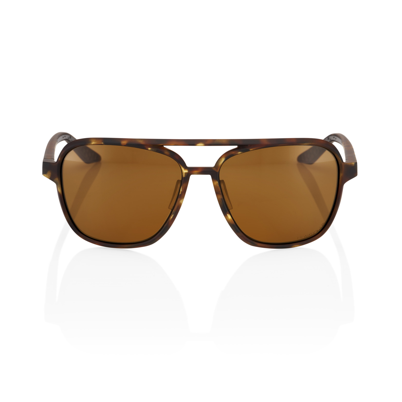 100 Percent 100% Kasia Sunglasses Soft Tact Havana - Bronze Peakpolar Polycarbonate