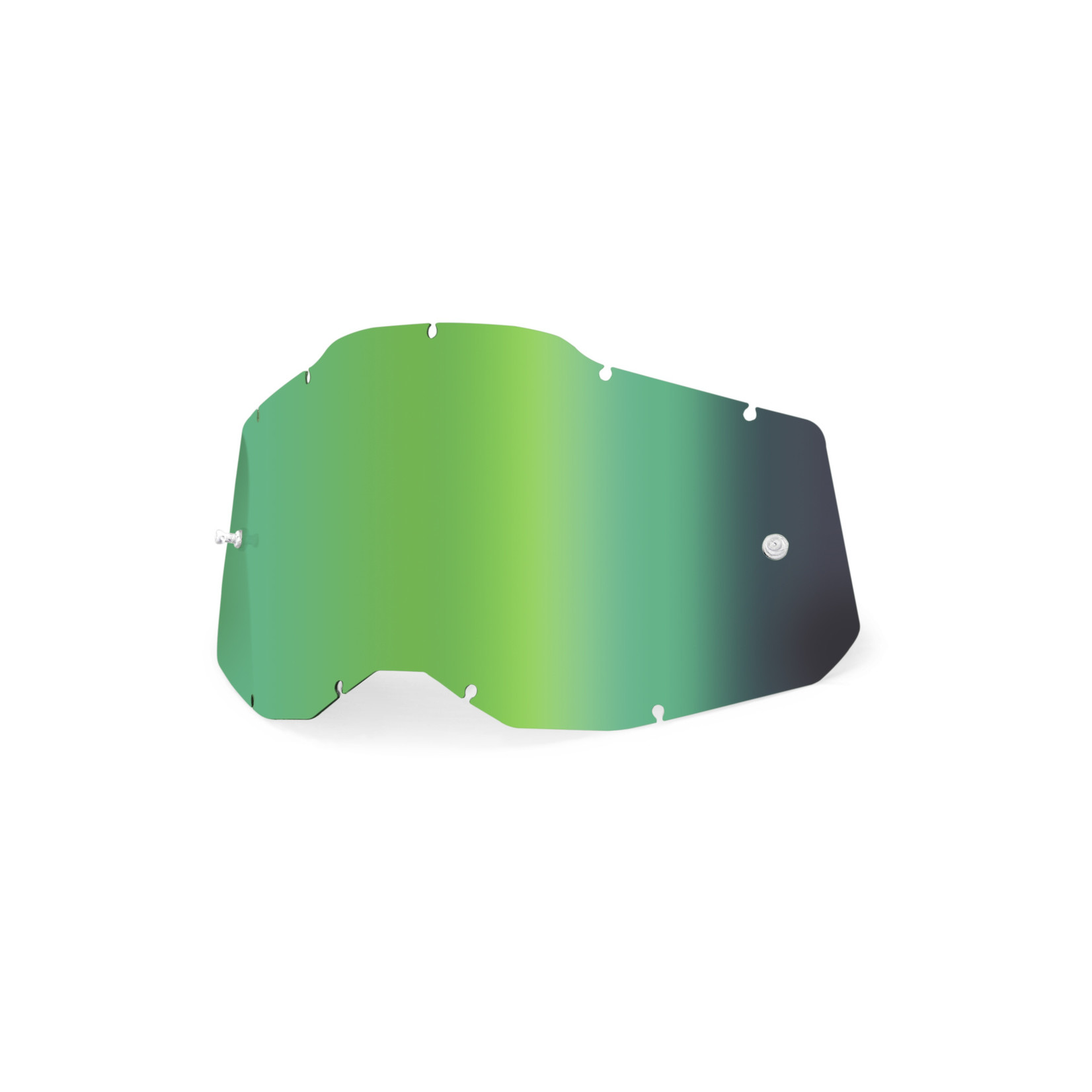 1 100% Racecraft/Accuri/Strata Gen2 Replacement Lens - Mirror Green