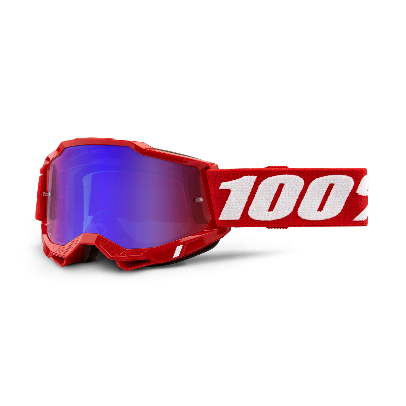 100 Percent 100% Accuri 2 Goggle Red - Mirror Red/Blue Lens