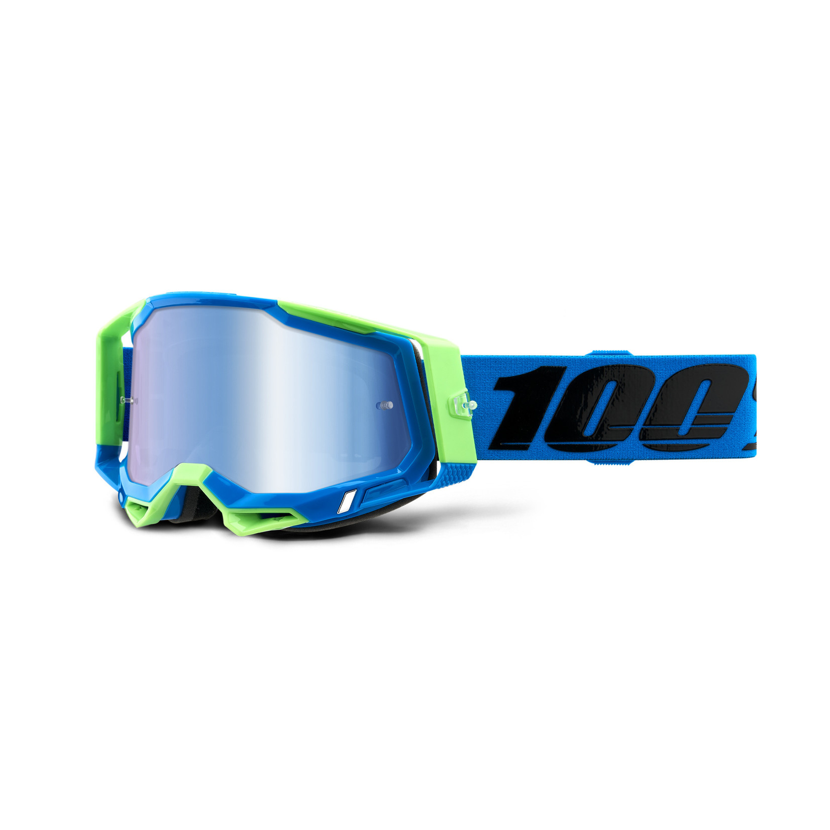 1 100% Racecraft 2 Goggle Fremont - Mirror Blue