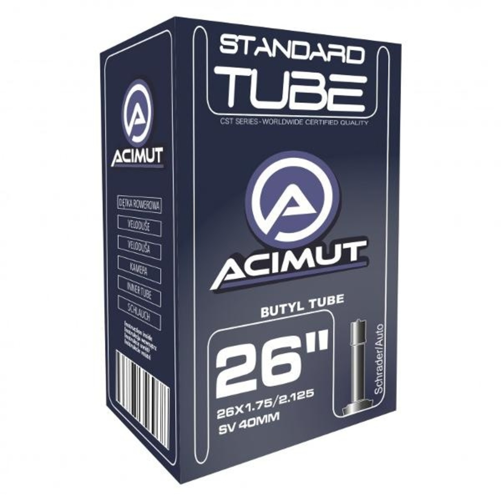 CST CST Acimut Bike Tube - 26 X 1.50/1.75 - Schrader Valve - Pair