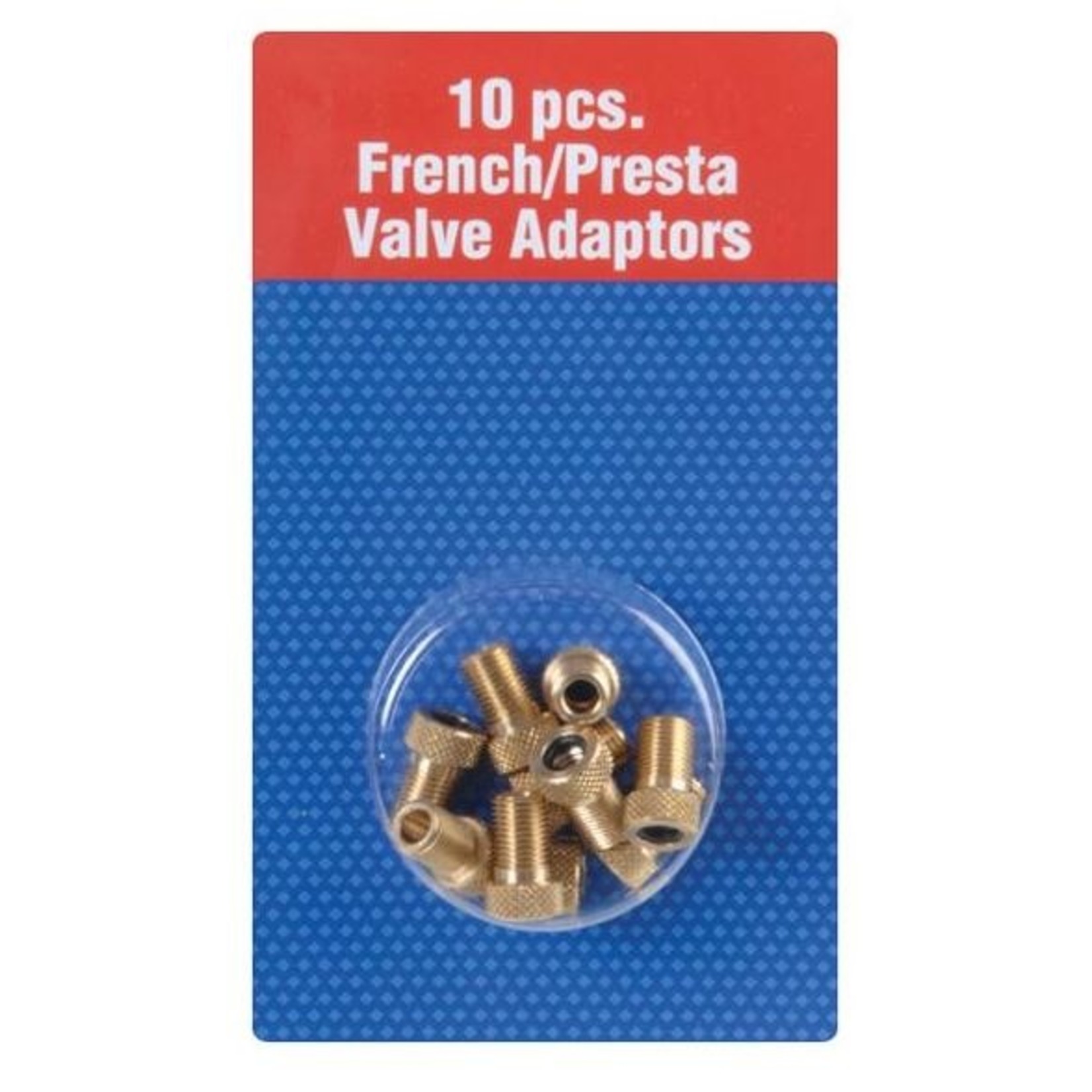 Joes Joes No Flats Presta Valve Brass Adaptor 10Pc