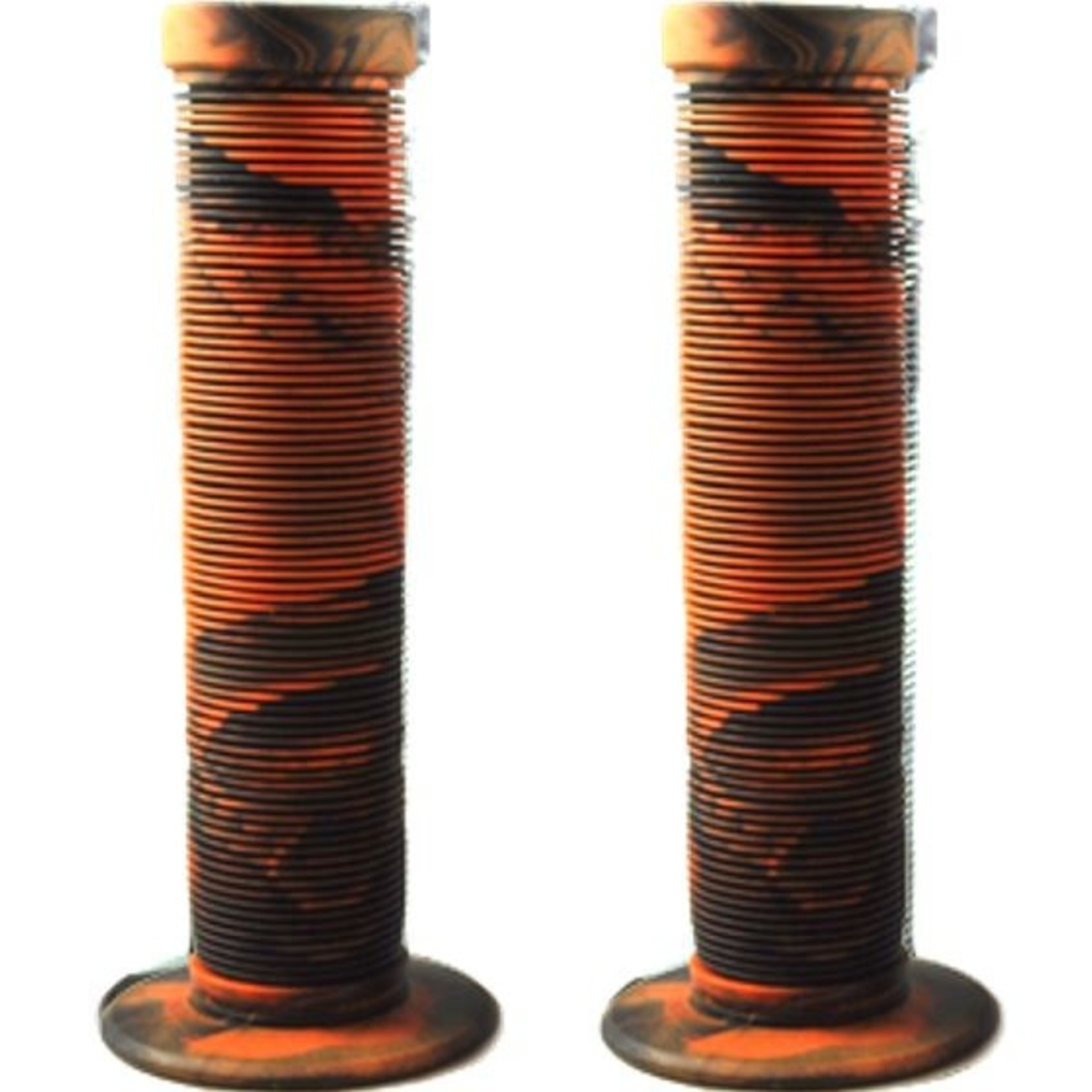 QBP QBP BMX Grips - Candy Sticks - 130mm - Black Orange