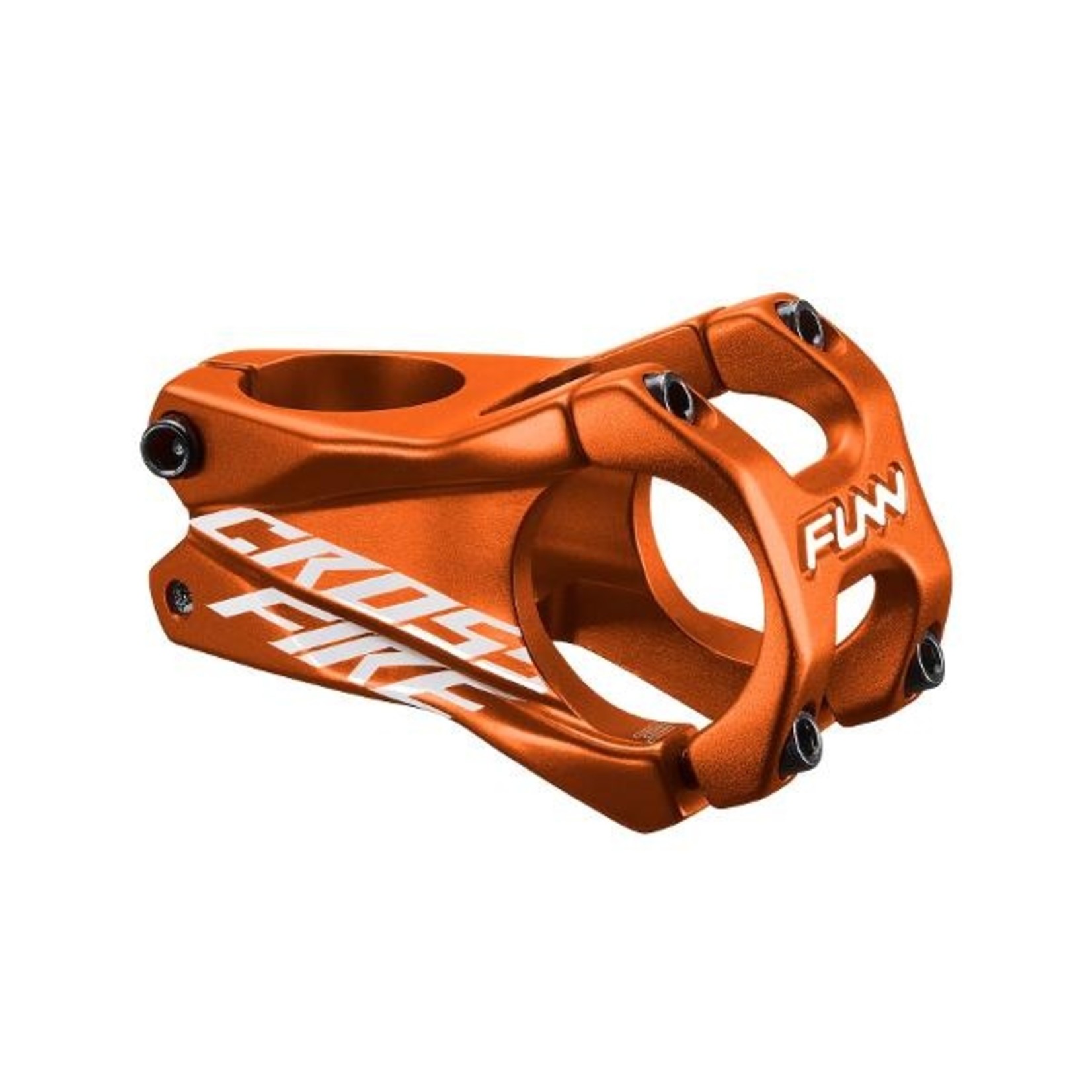 FUNN Funn Bicycle Stem - Crossfire - 35mm - 50mm - 0° Rise Steer 1-1/8 Inch - Orange