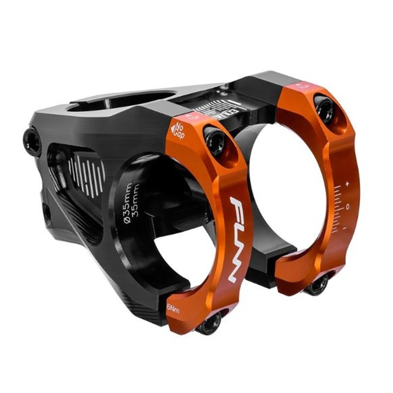 FUNN Funn Stem - Equalizer - 31.8 - 35mm - 10mm Drop/Rise - Steer 1-1/8 Inch - Orange