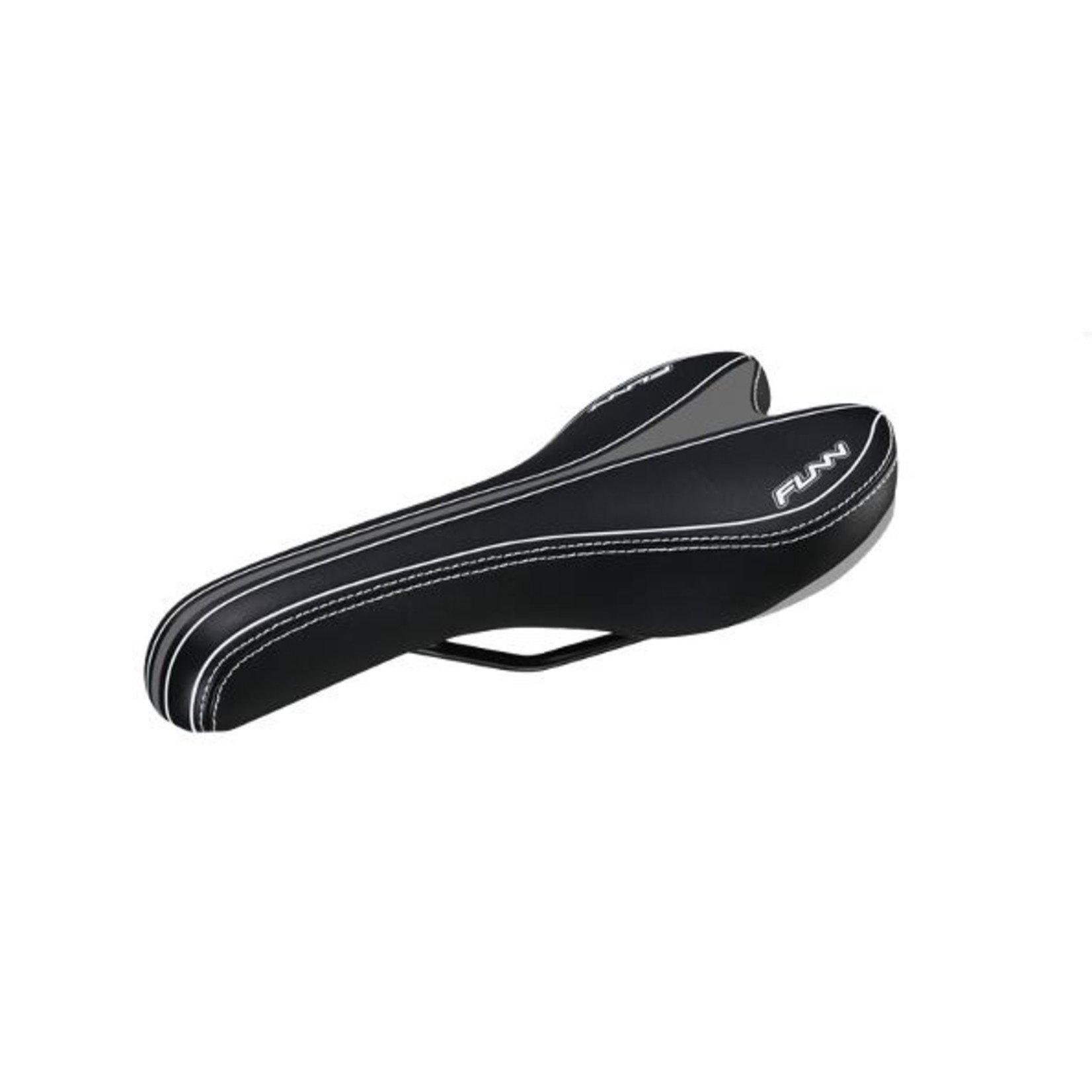 FUNN Funn Bicycle Saddle - Launch Ii - Water Resistant Pvc Resistant Base - Black