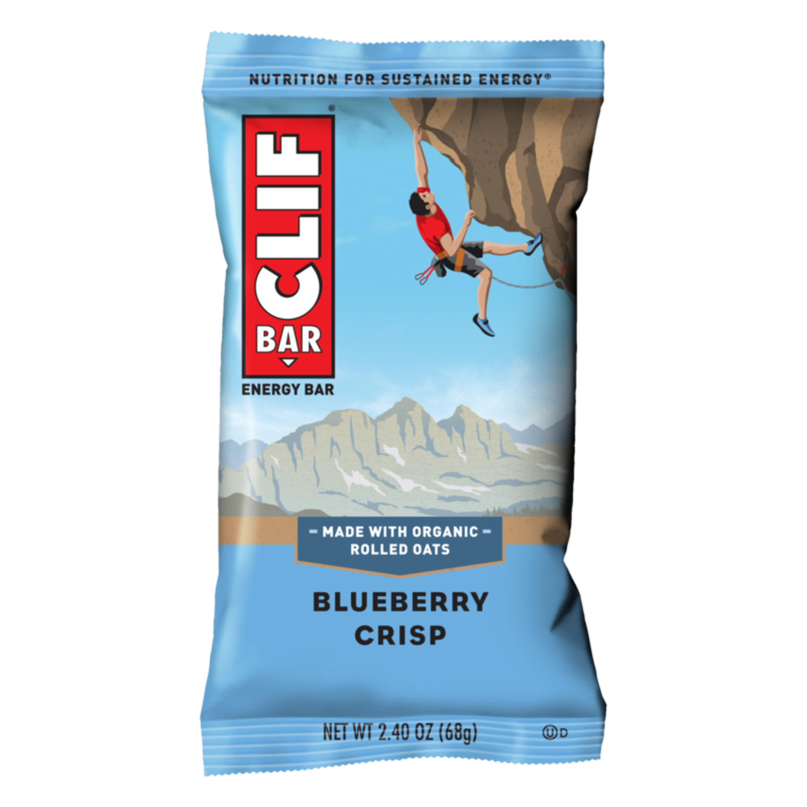 Cliff Clif Blueberry Crisp Energy Bar - Pack of 12