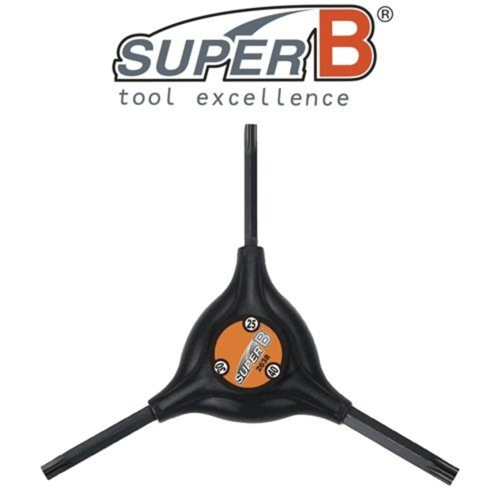 Super B SuperB Y Wrench - Torx Wrench 25/30/40 - Bike Tool - TB2638