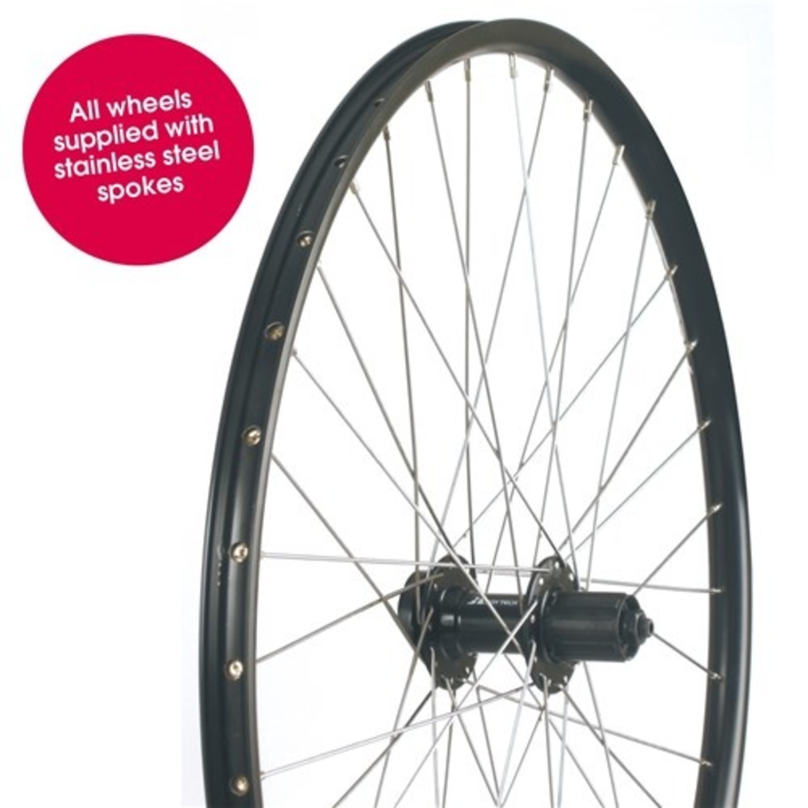 Bikecorp (The Bicycle Corporation Pty. Ltd. BC Bike/Cycling Wheel - 26" Rear Alloy Disc - 8/9/10 Speed Hub - Black Rim