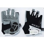 Pro Series Pro-Series - Gloves - Amara Material With Gel Padding - Small - Black/White Trim