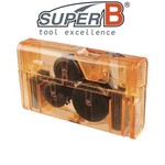 Super B SuperB 3 Bristle Rollers To Deeply Clean Dust Chain Cleaner - Bike Tool