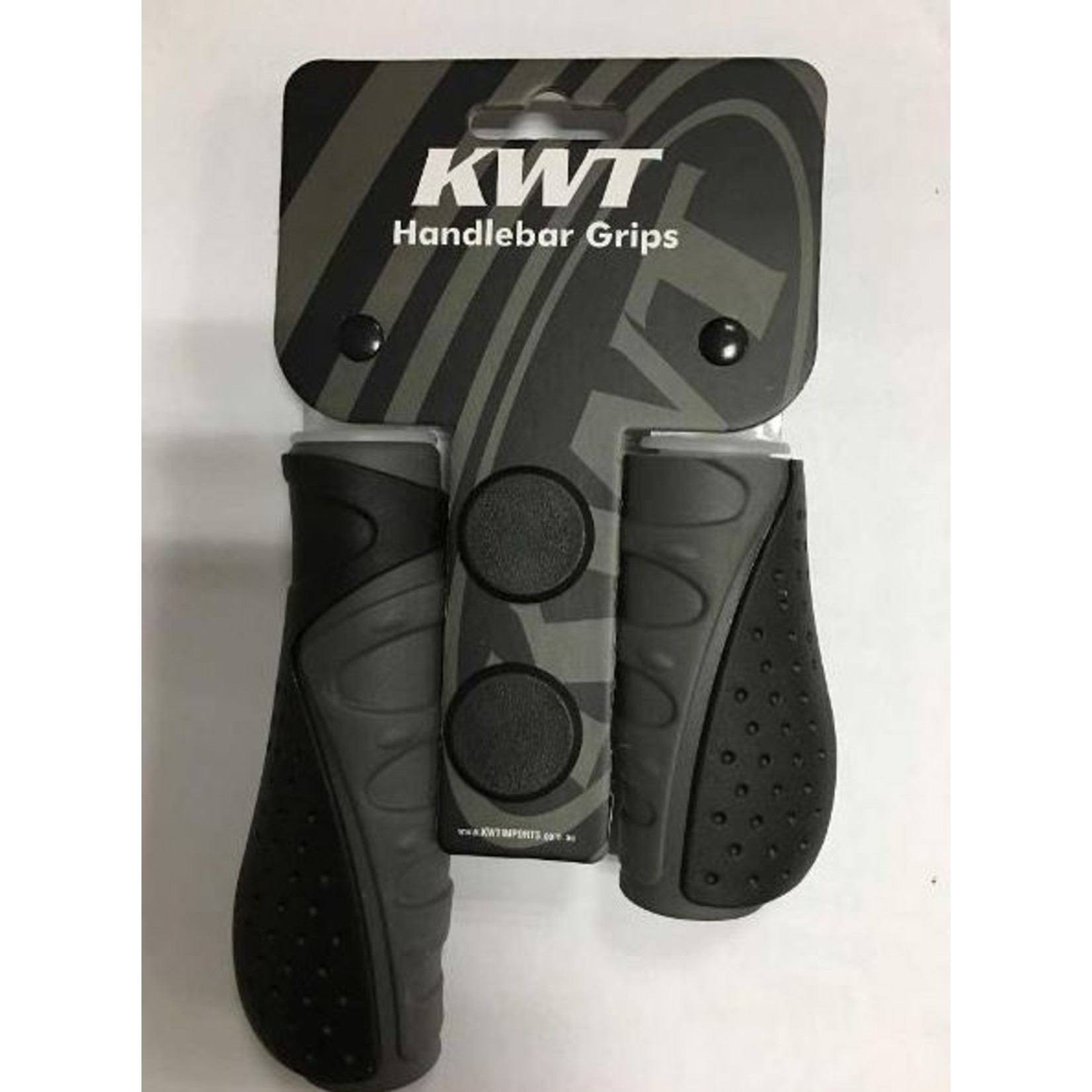 KWT KWT Ergonomic Comfort Grips - 135mm & 92mm - Dual Tone KG301-1