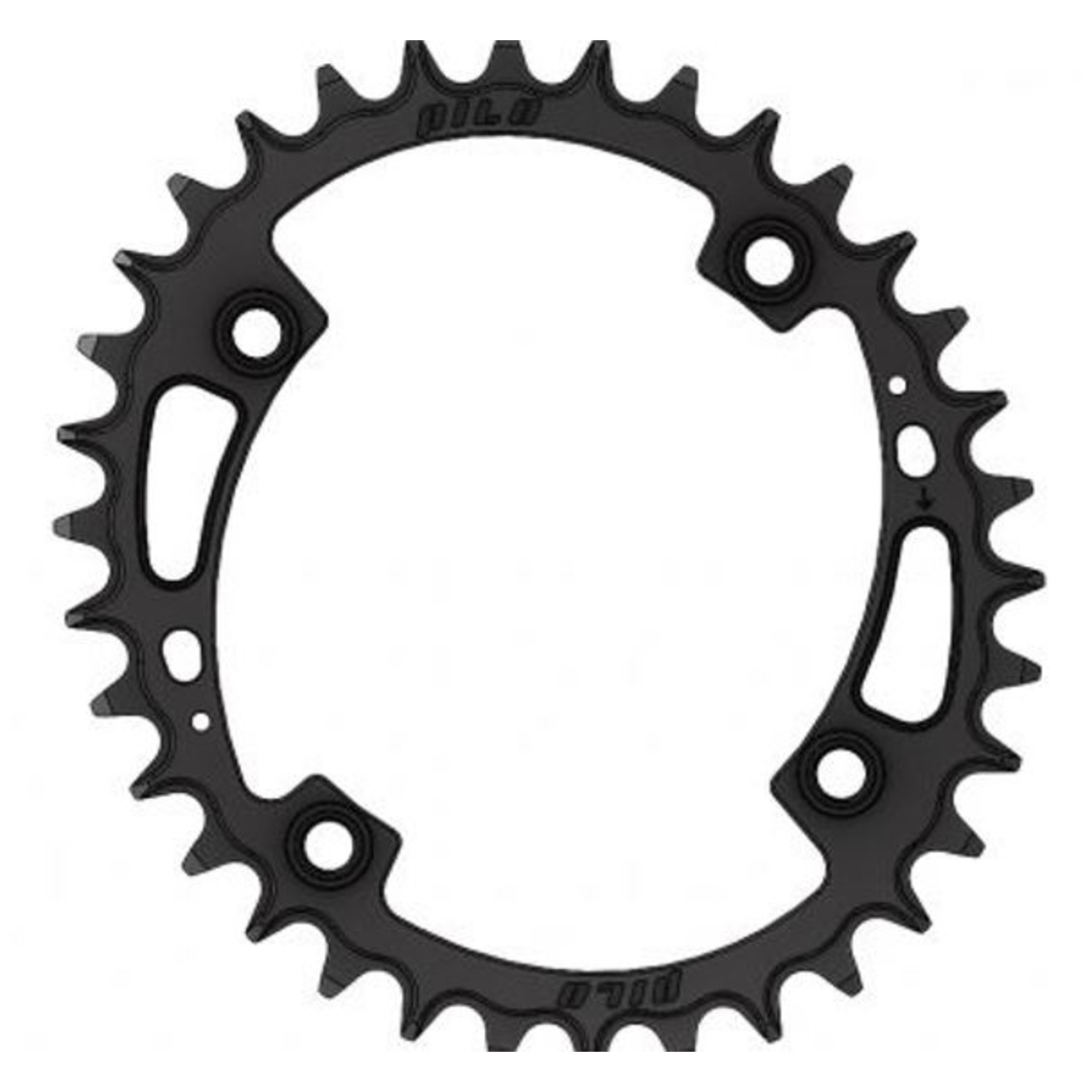 PILO Pilo Bicycle Chain Ring - 34T Narrow Wide Elliptic For 104BCD Cranks