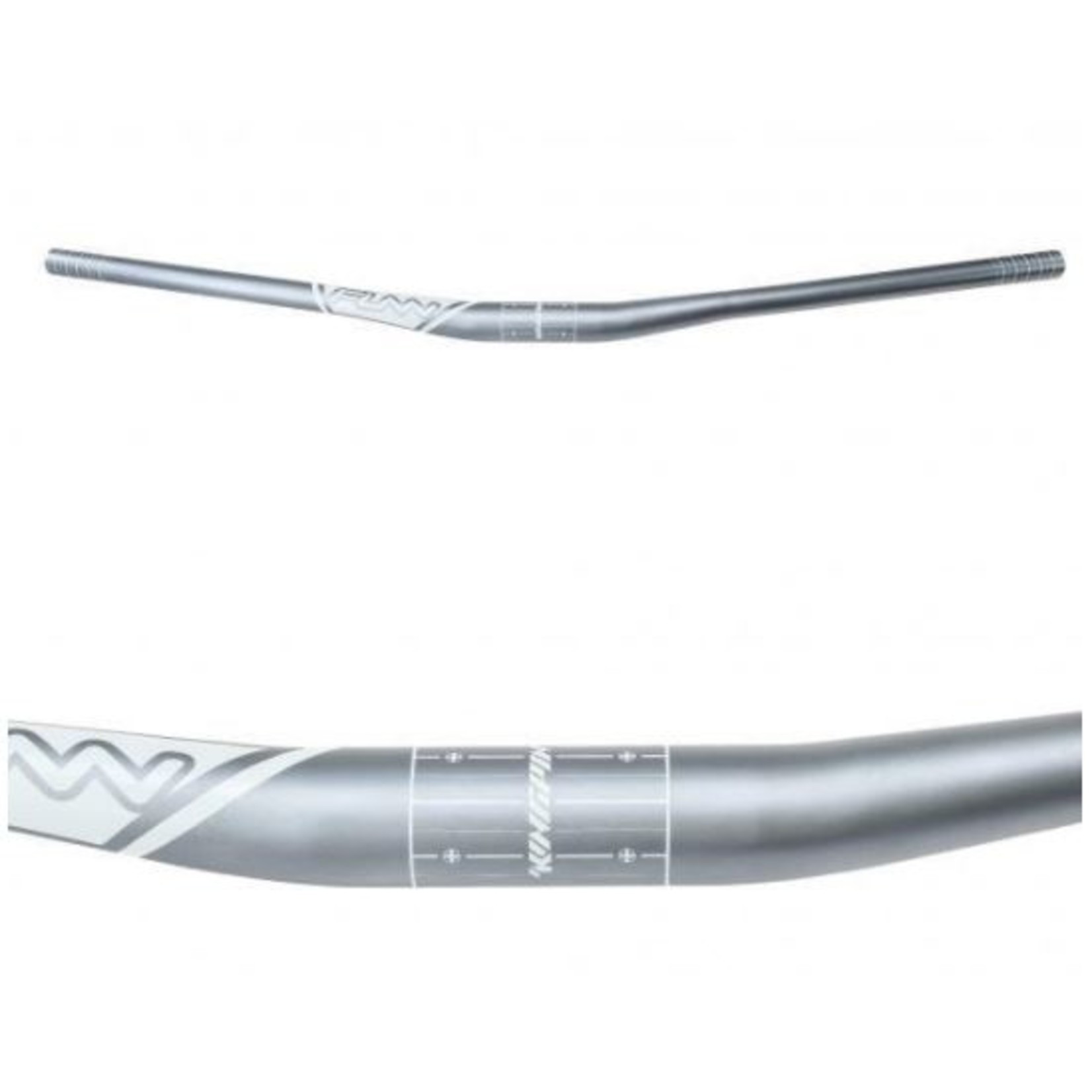 FUNN Funn Bicycle Handlebar - Kingpin - 35 - 785mm Wide - 15mm Rise - Grey