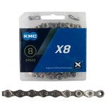 KMC KMC Bike Chain - X8.93 - 6/7/8 Speed - 1/2" X 3/32" X 116 Links - Silver/Gray