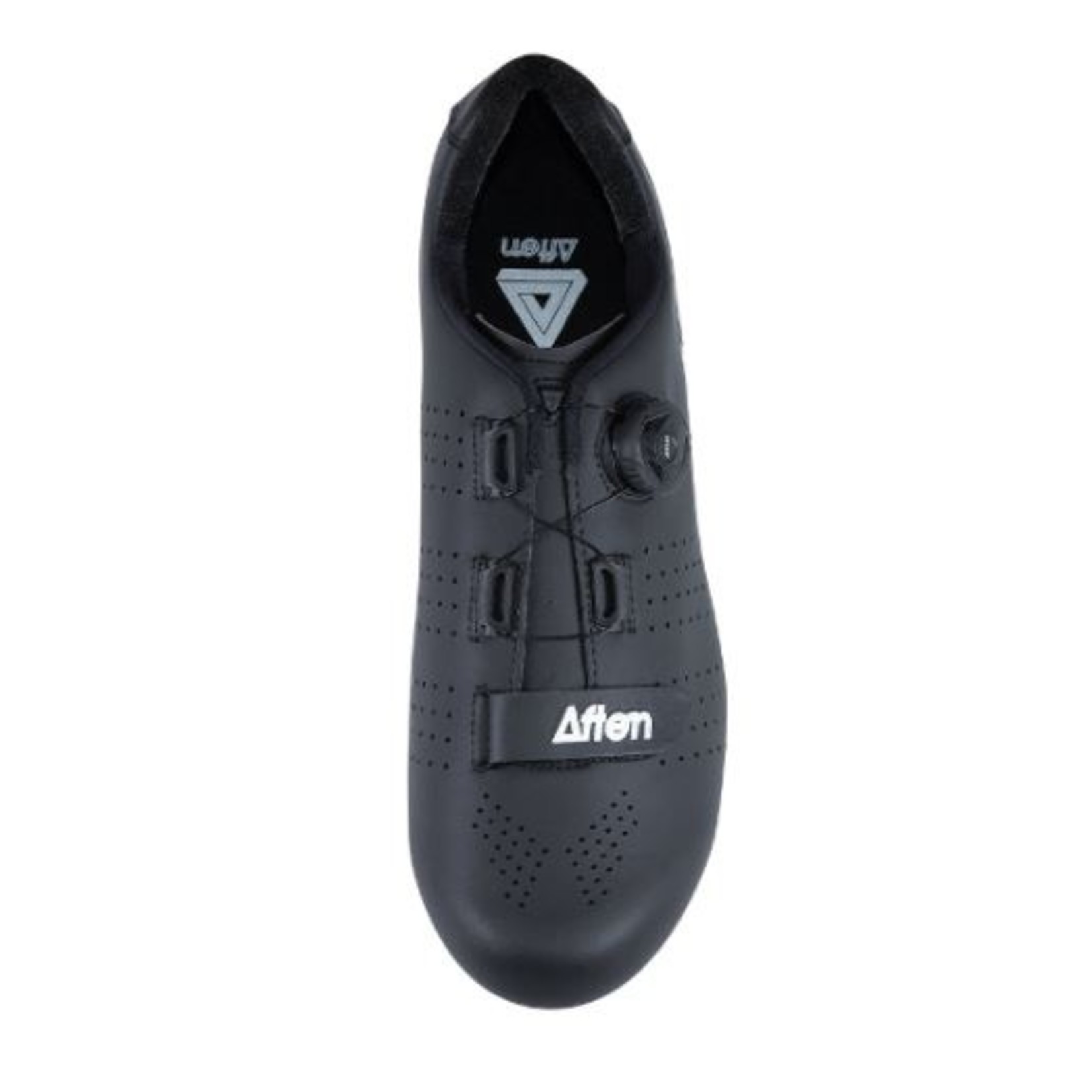 Afton Road Gravel Cycling Shoes - Royce  Leather- Black/White