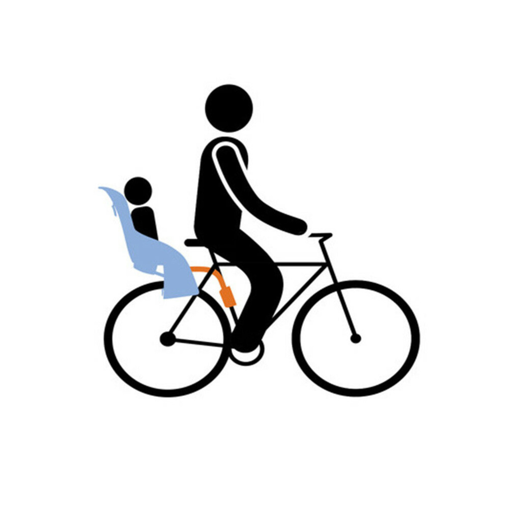 Thule Thule Yepp Maxi Frame Mounted Rear Child Bike Seat 12020237 - White