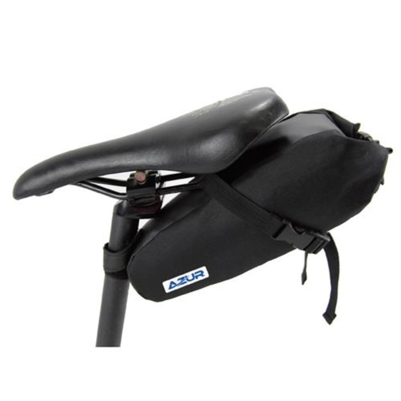 Azur Azur Bike Bicycle Expanding Saddle Bag - Waterproof - 26cmLX8cmHX14cmW - Small