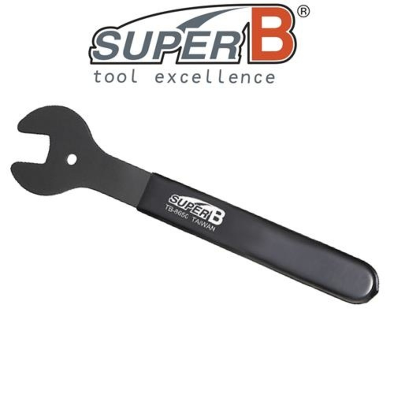 Super B SuperB Economical Hub Cone Spanner Heat-Treated High Grade Steel 19mm-Bike Tool