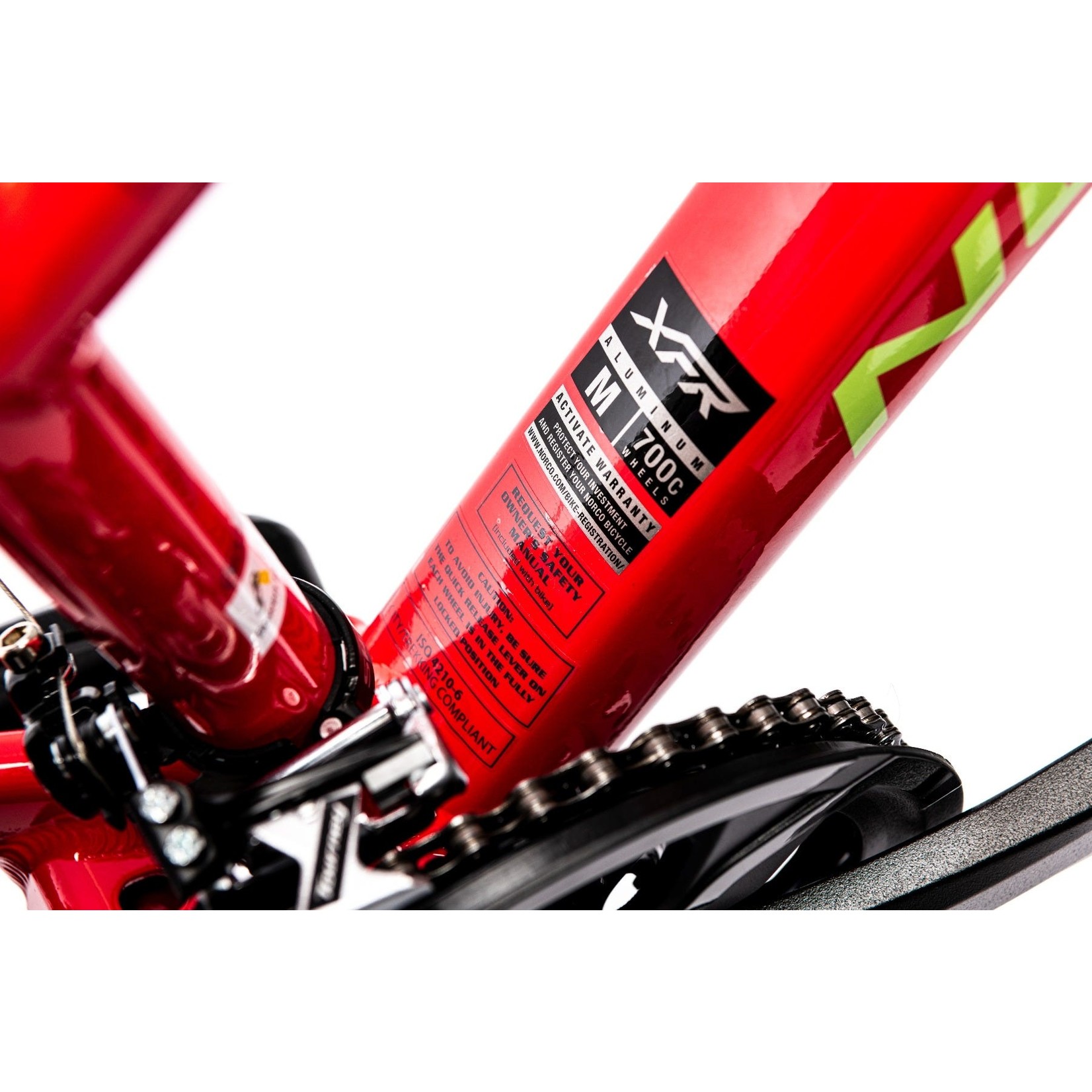 Norco Norco 2022 XFR 3 ST Women's Hybrid Bike - Red/Green - Medium