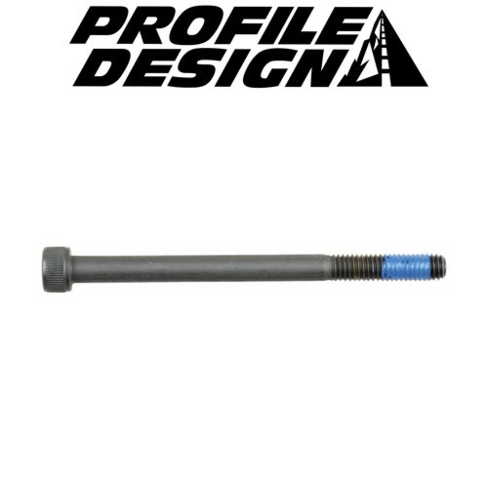 profile design Profile Design Bolt For Aeria Carbon Or Alloy SHB Half Thread - M6X90mm - Black