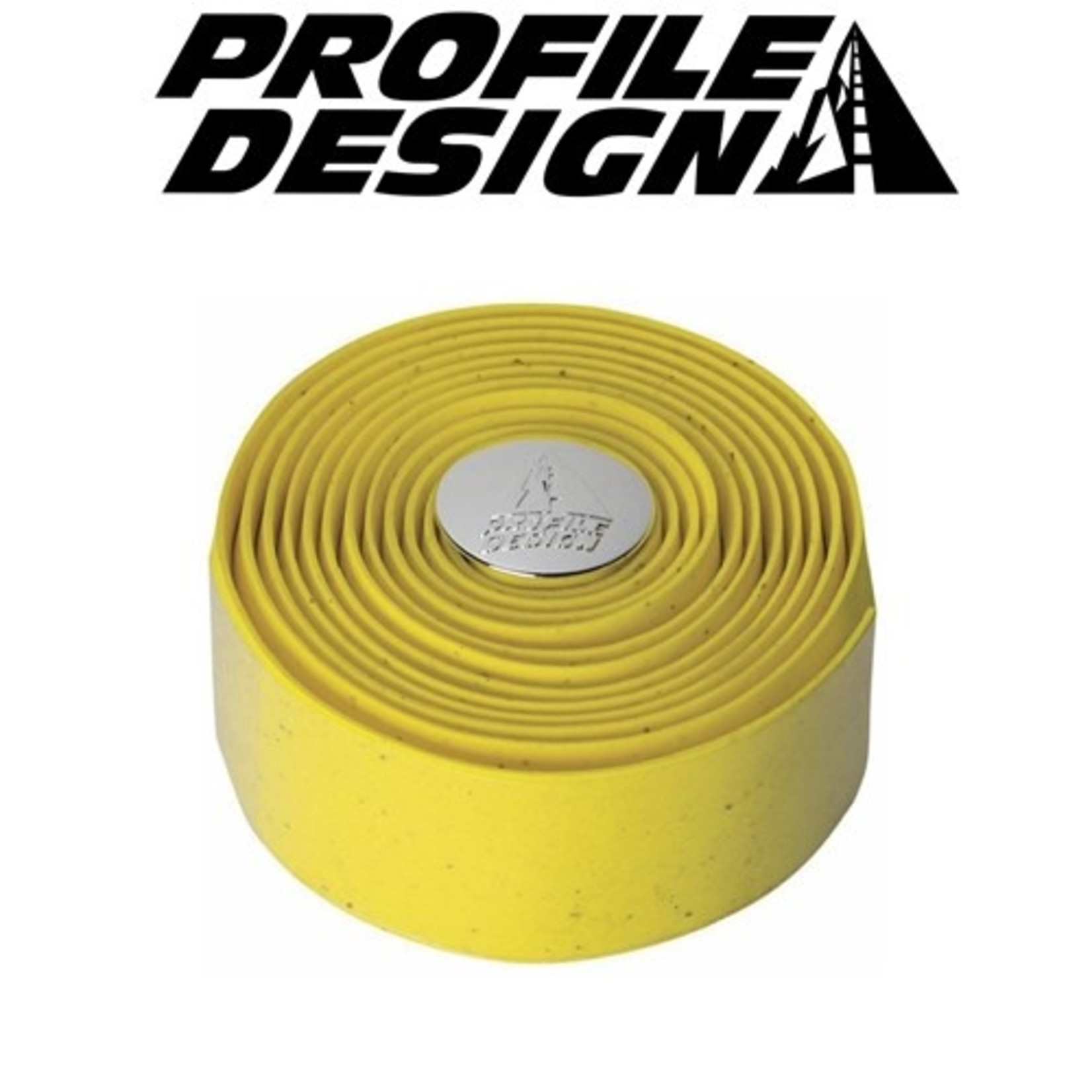 Profile Profile Design Cork Handlebar Tape Synthetic Cork Bar wrap - Yellow