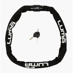 Luma Luma Bike/Cycling Lock - Chain - 6mm - Key Lock - Black/White