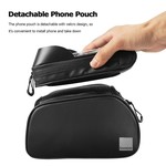 Roswheel Roswheel Bike/Cycling Sahoo Top Bar Bag With Removable Phone Holder - Black