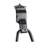 Pro Series Pro-Series Bike/Cycling Kickstand - Adjustable 24-28 Mount Double Leg - Black