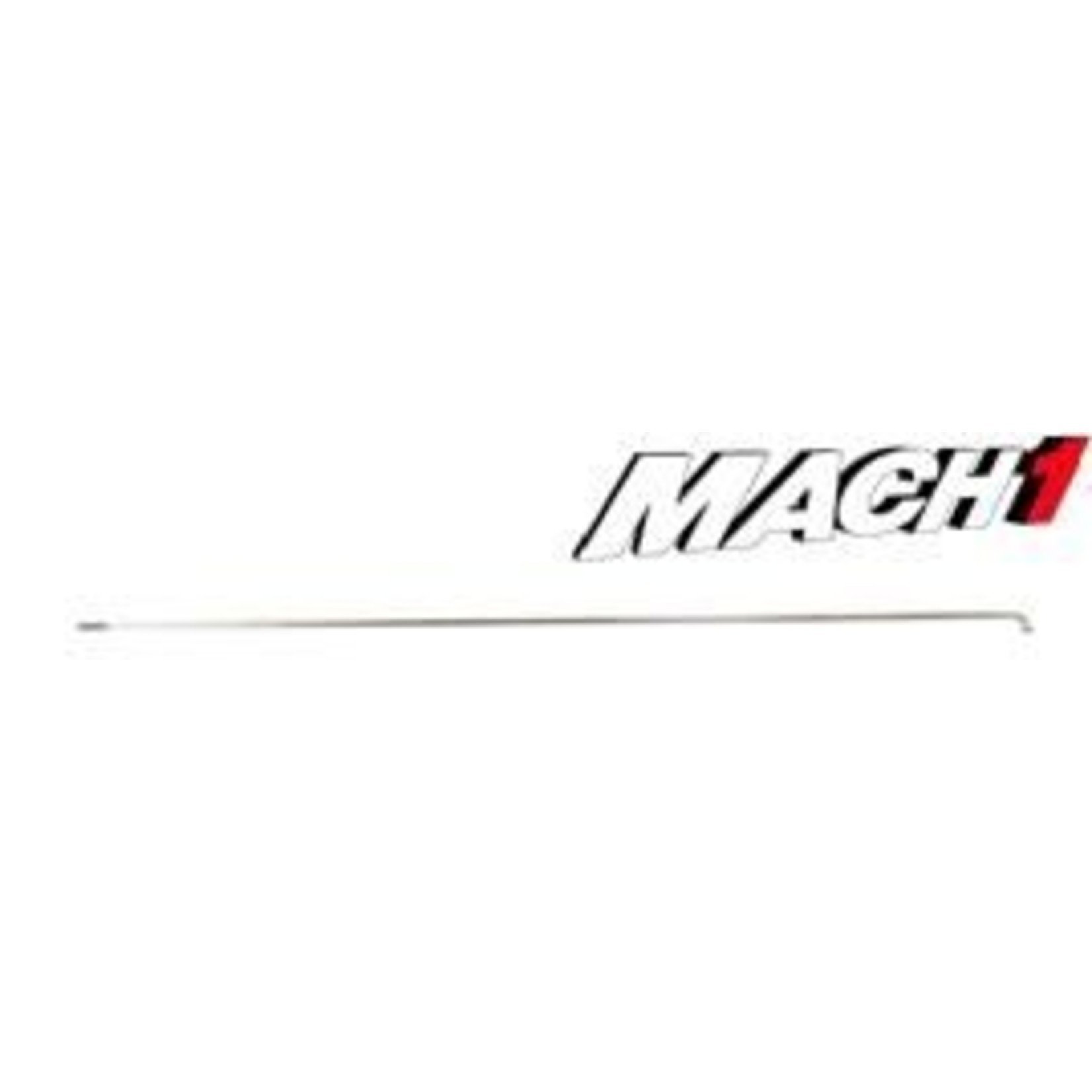 Mach 1 Mach1 Stainless Steel Spokes - 282mm - 14 Gauge - J Hook - Silver