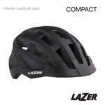 Lazer Lazer Compact Helmet - Unisize 54-61cm - Matte Black In-Mold Construction