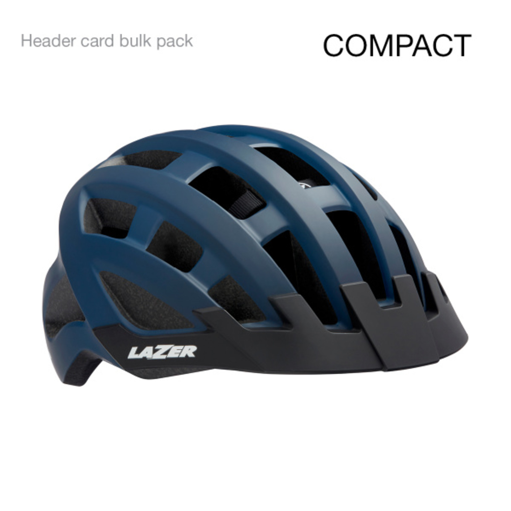 Lazer Lazer Compact Helmet - Unisize 54-61cm - Matte Dark Blue In-Mold Construction