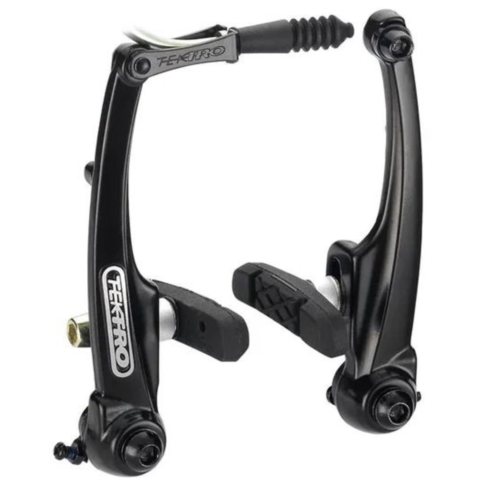 Tektro Tektro V-Brakes Levers - 110mm With 836.12 Cartridge Pads 63mm - Black