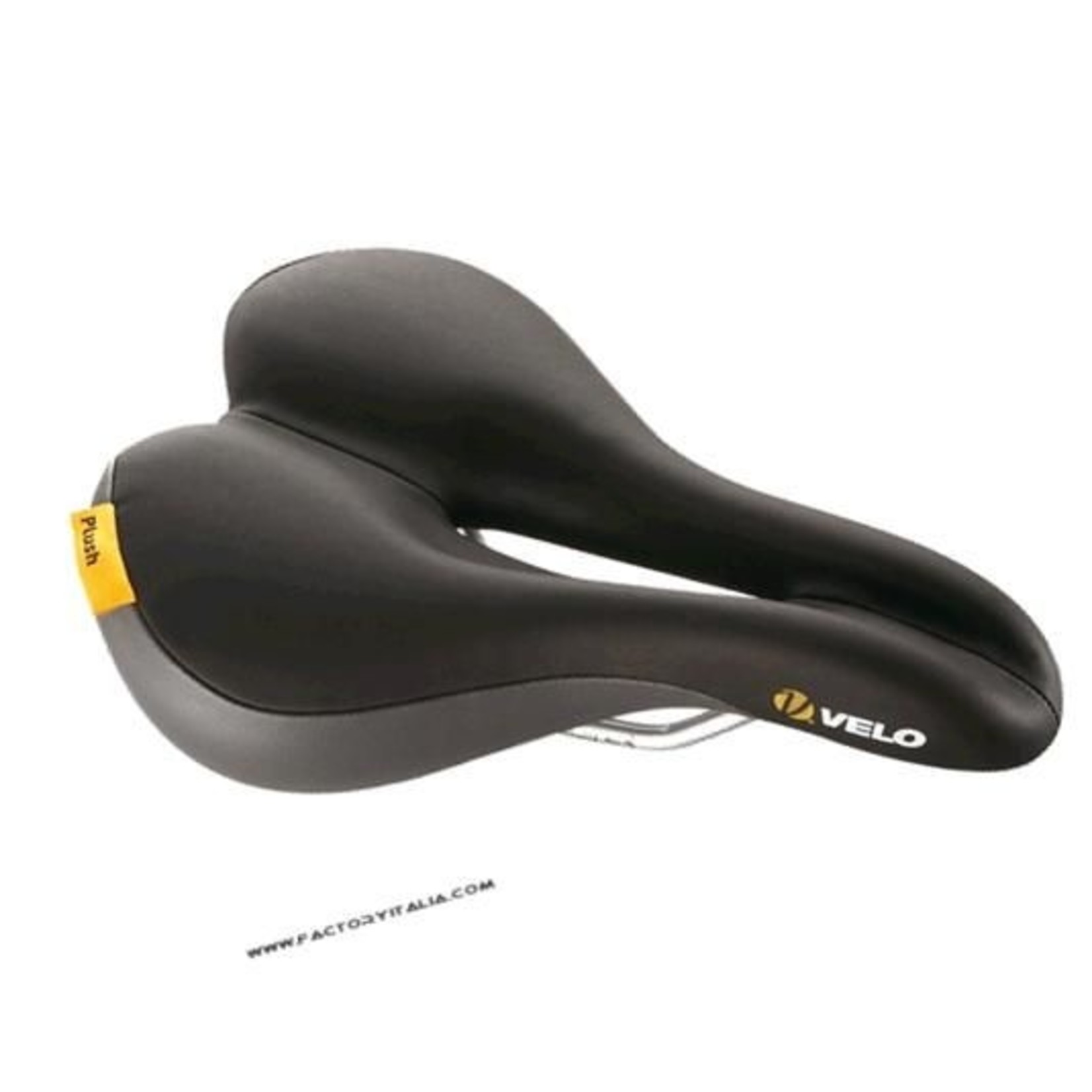 Velo Velo Bike/Cycling Saddle Plush Pump Om Cut-Out Touring 411G - 273mm X 179mm