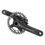 Prowheel Prowheel Junior Kids Crankset - 155mm Length In BSA 73mm - 148 Boost - Black