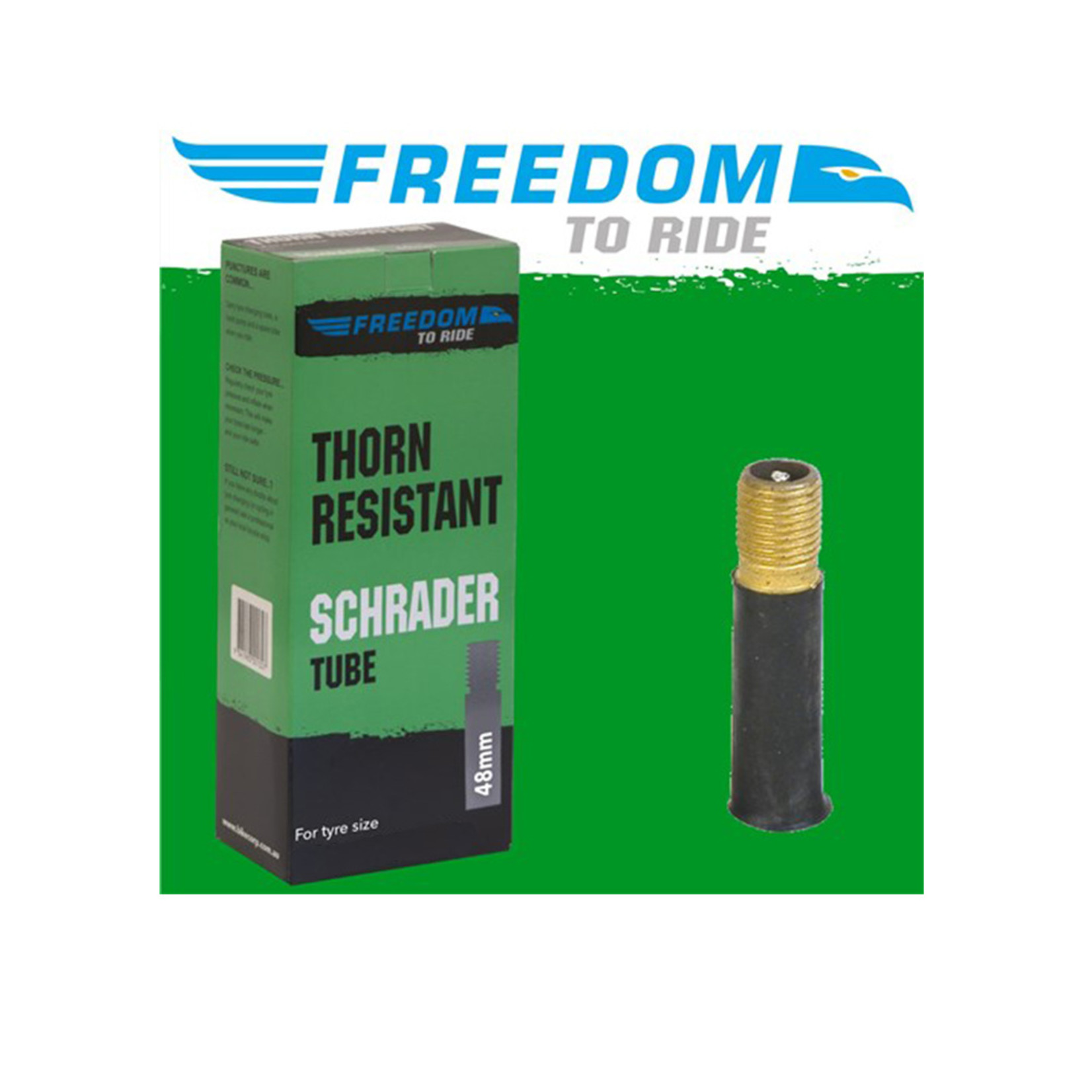 Freedom Freedom Bike Tube - 700C X 35-42C - Thorn Resistant  Schrader Valve 48mm